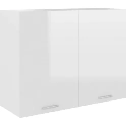 Best Muebles tifón Armario colgante cocina madera ingeniería blanco brillo Blanco