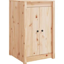 Best Muebles tifón Armario de cocina de exterior madera maciza de pino Marrón