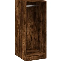 Discount Muebles tifón Armario de madera de ingeniería roble ahumado 48x41x102 cm Marrón