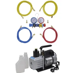Sale Muebles tifón Bomba de vacío 50 L/min manómetros de 4 vías kit de herramietas