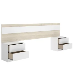Clearance Muebles tifón Cabecero y 2 mesitas BORAL