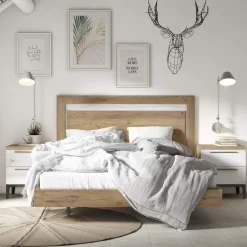 Clearance Muebles tifón Cabecero y 2 mesitas DAYMUS 10