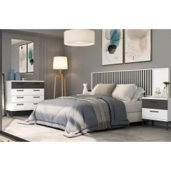 Best Muebles tifón Cabecero y 2 mesitas DUCAL 28