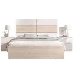 Clearance Muebles tifón Cama con 2 mesitas BOLMAN