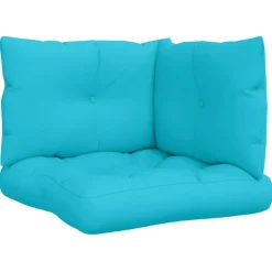 Fashion Muebles tifón Cojines para palés 3 piezas tela Oxford turquesa Turquesa