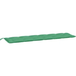 Best Muebles tifón Cojín de banco de jardín tela Oxford verde 200x50x7 cm Verde