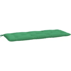Best Muebles tifón Cojín de banco de jardín tela Oxford verde 120x50x7 cm Verde