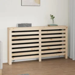 Hot Muebles tifón Cubierta de radiador madera maciza de pino 153x19x84 cm Marrón
