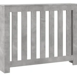 Fashion Muebles tifón Cubierta de radiador madera gris hormigón 104x20x82 cm Gris