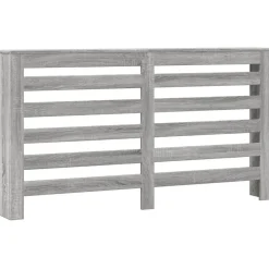 Discount Muebles tifón Cubierta de radiador madera ingeniería gris Sonoma 149x20x82 cm Gris
