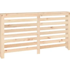 Hot Muebles tifón Cubierta de radiador madera maciza de pino 153x19x84 cm Marrón