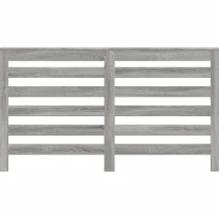 Discount Muebles tifón Cubierta de radiador madera ingeniería gris Sonoma 149x20x82 cm Gris