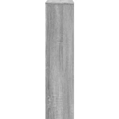Discount Muebles tifón Cubierta de radiador madera ingeniería gris Sonoma 149x20x82 cm Gris