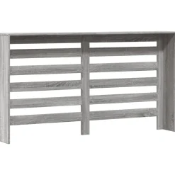 Discount Muebles tifón Cubierta de radiador madera ingeniería gris Sonoma 149x20x82 cm Gris