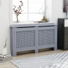 Hot Muebles tifón Cubierta para radiador MDF gris antracita 152x19x81,5 cm Antracita