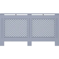 Hot Muebles tifón Cubierta para radiador MDF gris antracita 152x19x81,5 cm Antracita