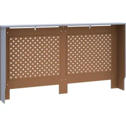 Hot Muebles tifón Cubierta para radiador MDF gris antracita 152x19x81,5 cm Antracita