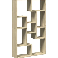 Sale Muebles tifón Estantería de madera de ingeniería roble Sonoma 72x20x120 cm Marrón