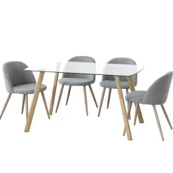 Clearance Muebles tifón Mesa de comedor CRYSTAL