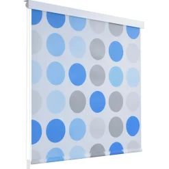 Fashion Muebles tifón Persiana enrollable de ducha círculos 100x240 cm Multicolor