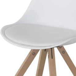 Discount Muebles tifón Silla de comedor ELSA Blanco