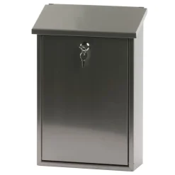 Clearance Muebles tifón V-Part Buzón Toledon acero inoxidable mate Plateado