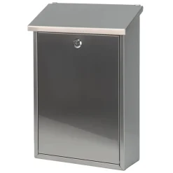 Clearance Muebles tifón V-Part Buzón Toledon acero inoxidable mate Plateado